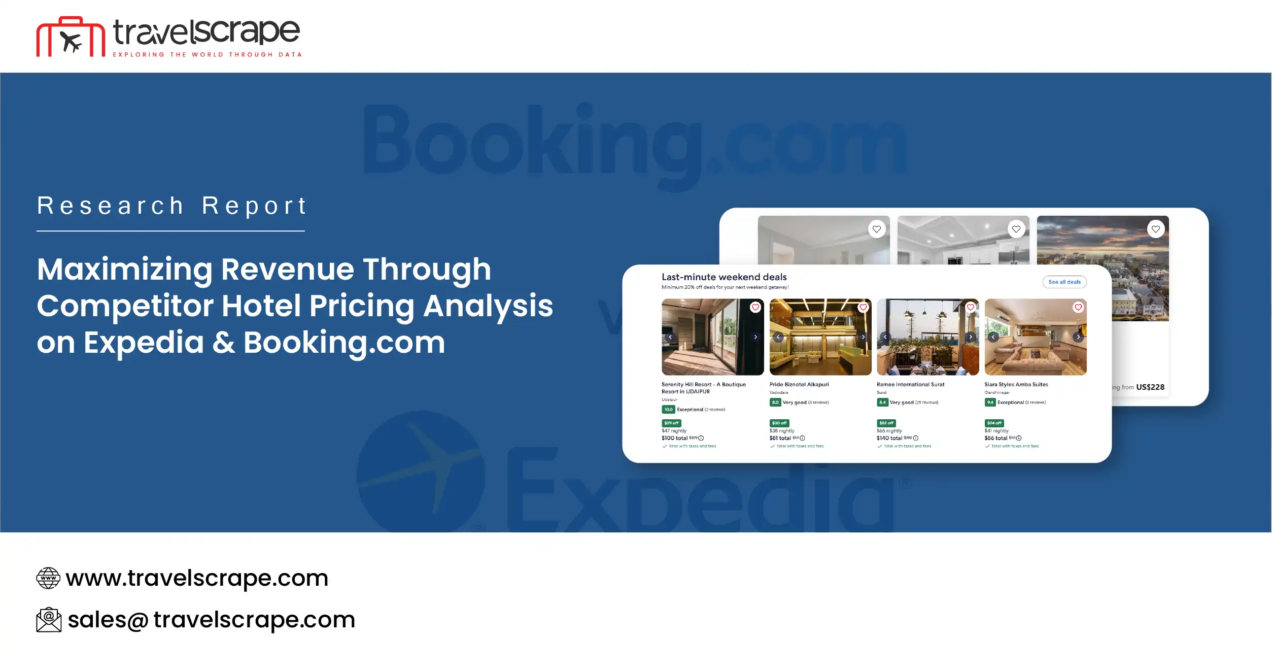 Online Travel Package Listing Datasets for Competitive Landscape